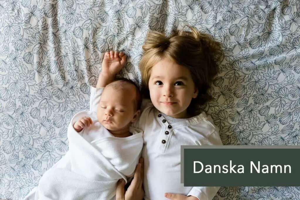 Danska syskon och texten danska namn